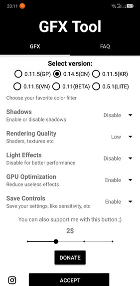 GFX工具箱120帧
