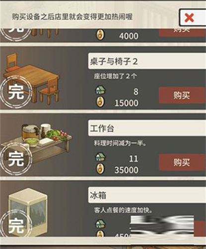 众多回忆的食堂故事游戏