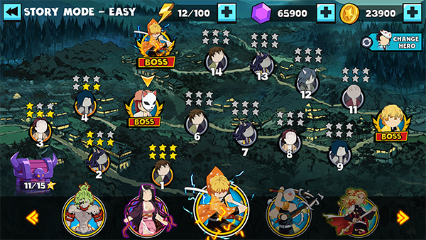 火柴人鬼灭之刃截图4