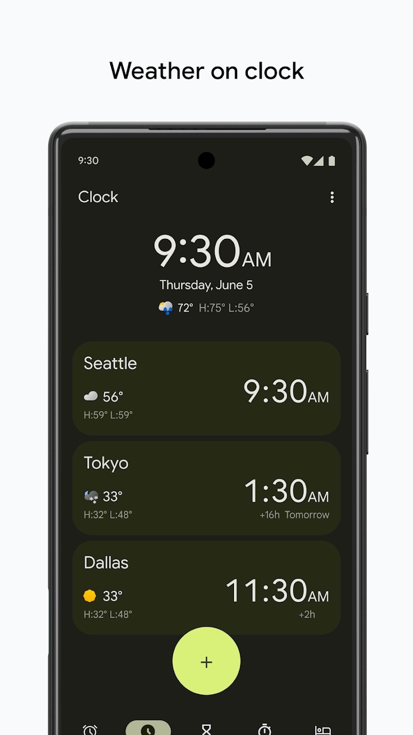 谷歌天气中文版截图4