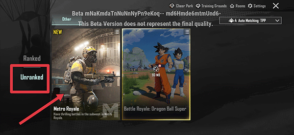 PUBG国际服地铁逃生