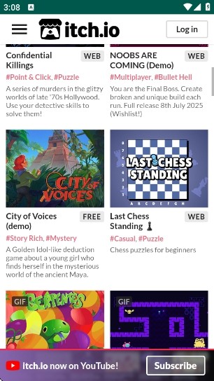 itch游戏平台截图0