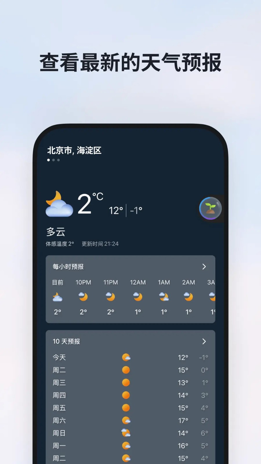 msn天气截图3