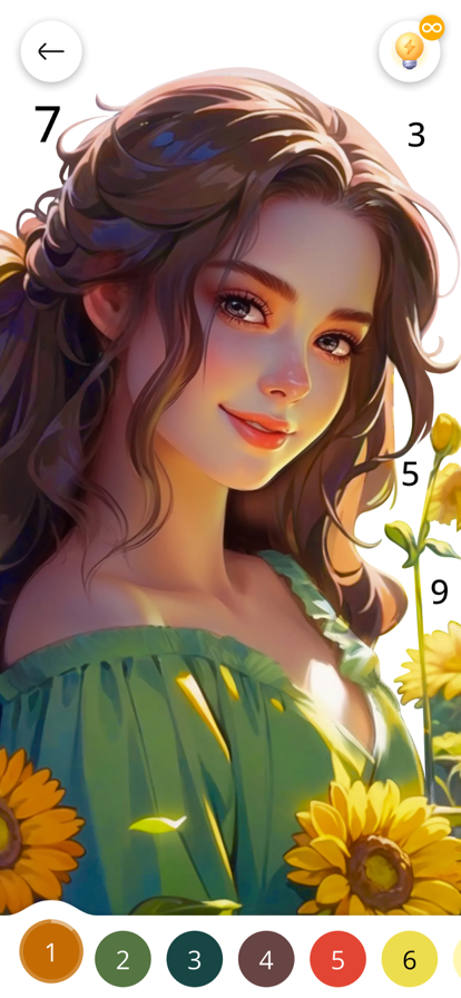 Paint数字填色截图2
