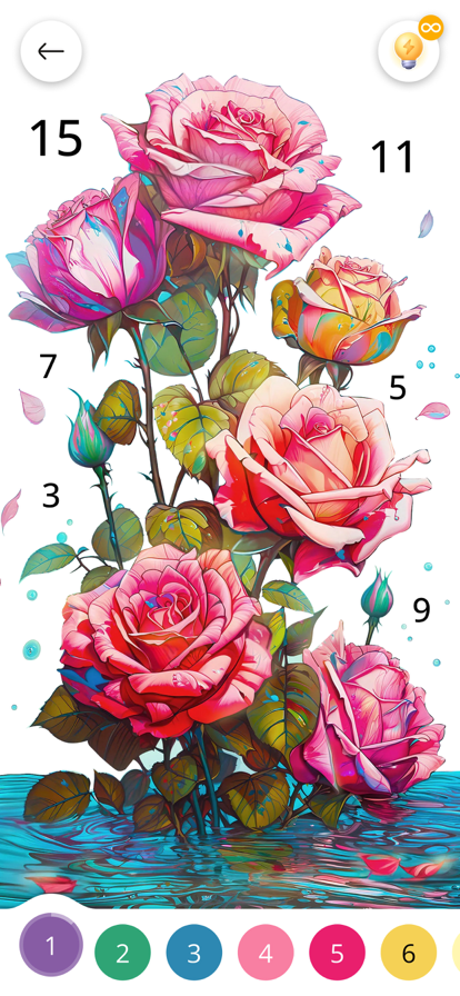 Paint数字填色截图3
