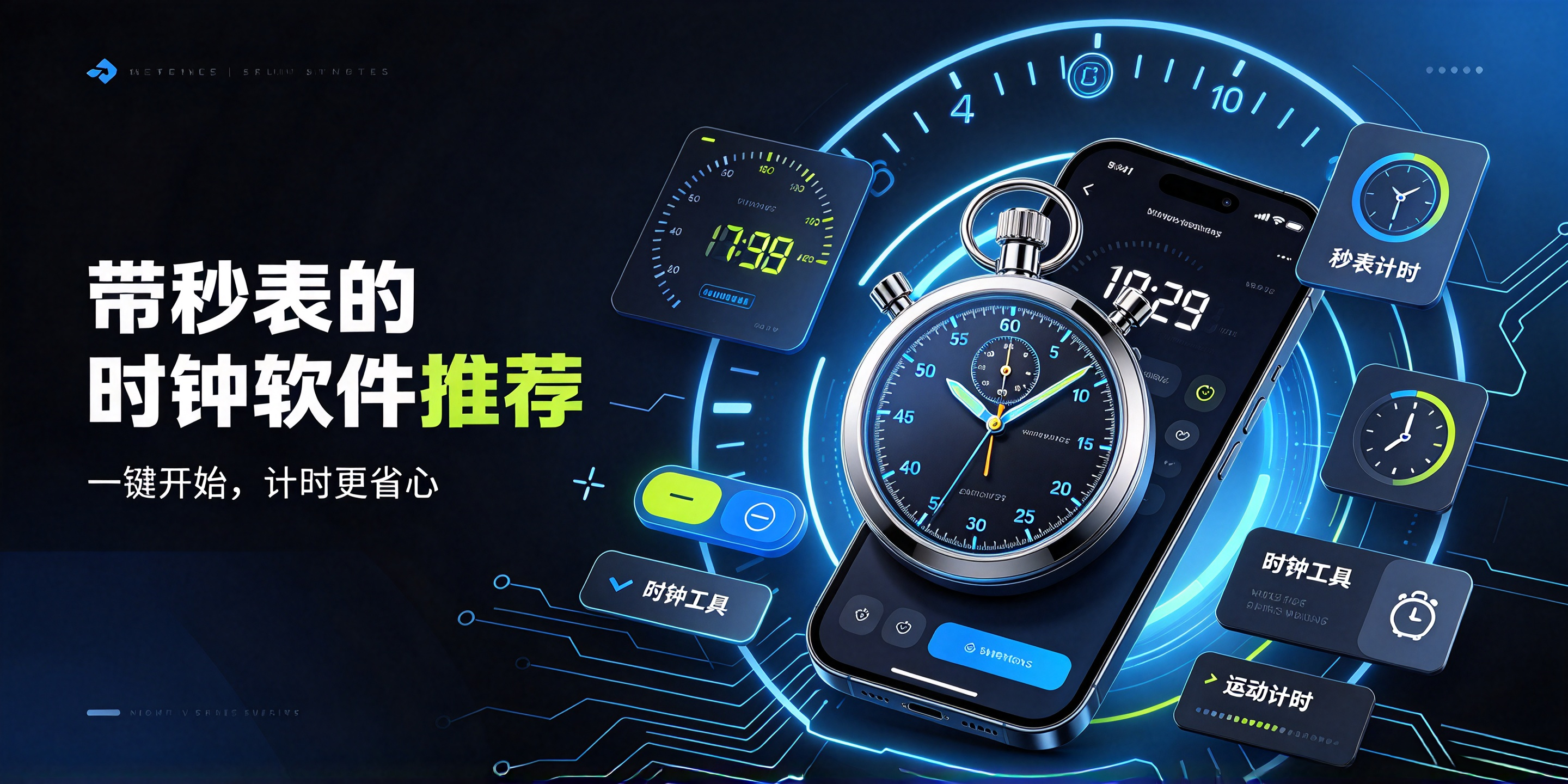 带秒表的时钟软件推荐